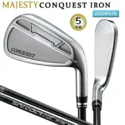 MAJESTY 2022 CONQUEST ironset 6-9 Pw RH Speeder NX HV340 graphite Flex SR New