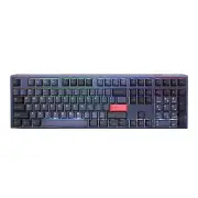 Ducky One 3 Cosmic Cherry Silent Red Switch Blue Keyboard Hebrew English USB-C