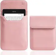 WALNEW Sleeve Case for 6.8-inch All-New Kindle Paperwhite 11th Generation 2021, Protective Pouch Bag Case Cover for 6.8” Kindle Paperwhite E-Reader (Pink)