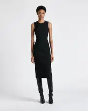 Cue Pinstripe Midi Dress 14