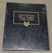 Whitman Classic Album - United States Silver Eagles 1986 - 2008 - New - 2193
