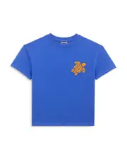 Vilebrequin Embroidered Turtle Short Sleeve Tee - Little Kid, Big Kid