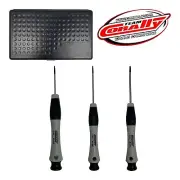 Vintage Genuine TEAM CORALLY RC Car Hex Driver Tool Set Case 4 Piece Universal
