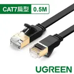 【綠聯】0.5M 10GB超高速CAT7扁型網路線