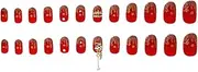 Healvian 24pcs Finished Nail Sticker Rhinestone Nail Stickers Nail Art Decals Nail Decal Nail Art Sticker
