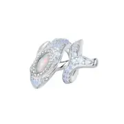 SOLID Sterling Silver Oceanic Wrap Around Whale Charm - AVILIA Designs