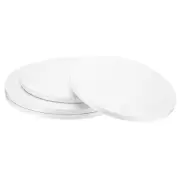 4pcs Cake Boards, 10/12 Inch Round Cake Drum Circle Cake Base White