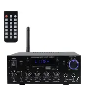 Upgraded KS-33BT Low Frequency HiFi Stereo Digital Amplifier BT5.0 LED Digital Sound FM Radio 2x60W Amplificador Amplifi