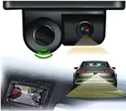 Car Rear View Camera 2In1 Design Camera Parking Sensor Kit Auto Reversing Rearvi