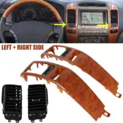 1 Pairs Air Conditioner Outlet Frame Cover A/C Vents Panel For LEXUS GX470 03-09 (for: Lexus)