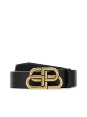 Balenciaga Leather BB Belt