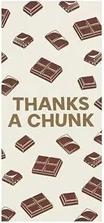 The Ministry of Chocolate Thanks A Chunk Greeting Card Chocolate Bar 100 g