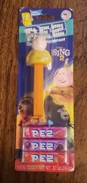 SING 2 Pez Dispenser Gunter [Carded] Released 2021
