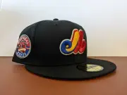 New Era 59FIFTY Montreal Expos 35th Anniversary Black GITD 7 3/8