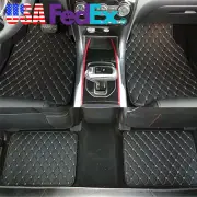 PU Leather Car Floor Mat All Weather Protection Waterproof Universal Auto Mat (for: Jaguar)