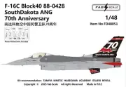 FAB FD48051 1/48 F-16C Block40 88-0428 SouthDakota ANG 70th Anniversary