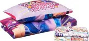 My Little Pony Every Pony Can Make a Difference 4-Piece Toddler Bedding Set - Includes Quilted Comforter, Fitted Sheet, Top Sheet, and Pillow Case, Pink + Purple for Toddler Girls Bed, 28" x 52"