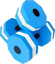 2piece Eva Aquatic Barbell Buoyant And Low Water Absorption For Effective Water Workouts Can Increase Upper Body, blue