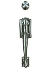 Schlage, F58 CAM 619, Camelot, Exterior, Handleset, Deadbolt, Satin Nickel