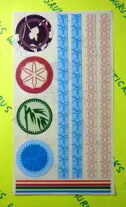Creative Memories Patterned Shapes Scrapbooking Stickers Sheet