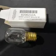 8206232A Microwave Light Bulb 40W E17 125V Replacement for Whirlpool Maytag