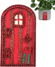Fairy Garden Door - Miniature Fairy Doors, Wooden Fairy Garden Door, Fairy House Decoration, Garden Ornaments for Kids Room, Wall and Trees Outdoor