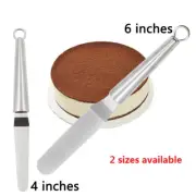 Stainless Steel Cream Cake Spatula Smoother Scraper DIY Decorate Baking Tools