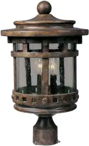 Maxim 3136 Sienna Santa Barbara 16" 3-Light Post Light