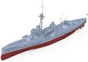 MRY-SFW YYC700528S 1/700 Military Model Kit HMS Colossus Battleship 1918 Full Hull