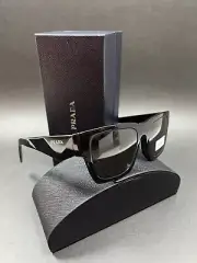 Prada PR A06SF 16K 08Z Black/Gray Sunglasses Size 54 Brand New