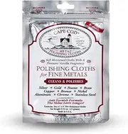 Cape Cod Metal Polishing Cloths Package of 2