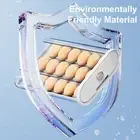 Egg Organizer Easy Access Store Eggs Drawer Rolling Type Fridge Egg Holder Clear