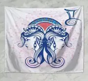 gemini horoscope wall hanging tapestry home accent accent wall