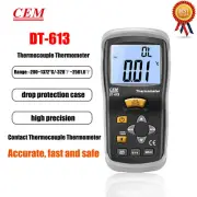 CEM DT-613 Thermocouple Thermometer Electronic Thermometer with Probe ✦KD