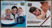 Utopia Bedding Zippered Bed Bug Mites Box Spring & Mattress Encasement Sz Queen