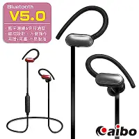在飛比找Yahoo奇摩購物中心優惠-aibo BTM2 耳掛/耳塞式 藍牙V5.0運動耳機麥克風