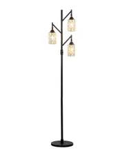 JONATHAN Y Designs Lewis Tiffany-Style 71in Multi-Light Floor Lamp