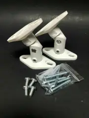 Plastic wall mount bracket for Bose 161 Speaker - WHITE -Pair
