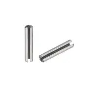 M1.5 x 6mm 304 Stainless Steel Split Spring Roll Dowel Pins Plain Finish 50Pcs