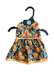 Handmade Dress For Cabbage Patch Kid 16” Doll - Pumpkin Patch Fall Halloween