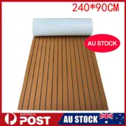 240×90cm EVA Foam Flooring Mat Yacht Marine Carpet Boat Decking Teak Brown