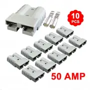 10Pcs For Anderson Style Plug Connectors DC Power Tool 50 AMP 12-24V 6AWG