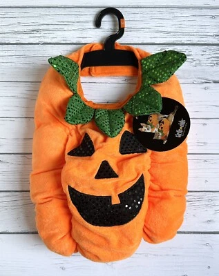 Thrills & Chills Medium Dog Halloween Costume Pumpkin Jack-O-Lantern NWT