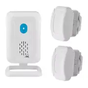 2 Entry Sensing Infrared Motion Sensors & Receiver Window Door Detector Security