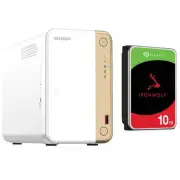 QNAP TS-262 2- Bay NAS with 1x 10TB NAS HDD Bundle [BDLQNP26206]