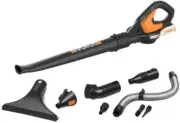 Worx 20V Cordless Lithium Ion Single Speed Handheld Leaf Blower Lawn Garden