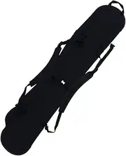 [Milisten] Lightweight Snowboard Bag Practical Ski Cover for Snowboard Storage Elegant Black Design Scratch Dirt Protection Durable Easy to Clean for All Ski Enthusiasts