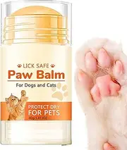 Dog Paw Balm - Natural Lick Safe Paw Pad Balm - 40g Cat Paw Balm, Dog Paw Balm Stick Wax Soother & Moisturizer Cream for Cracked Dog Cat Paws, Snout & Elbows