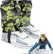 [Generic] Gaiters for Hiking,Outdoor Hiking Gaiters Leg Wrap | Waterproof Gaiters Boot Cover, Adjustable Leg Covers Boot Gaiters, Shoe Gaiters for Mountain Climbing, Camping
