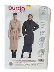 Burda Sewing Pattern 6378 Coat Jacket Misses Size 10-20